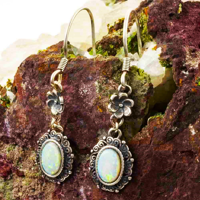 Opal Earrings
