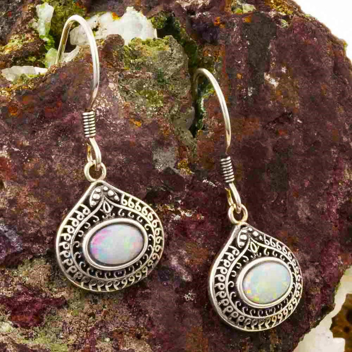 Opal Earrings