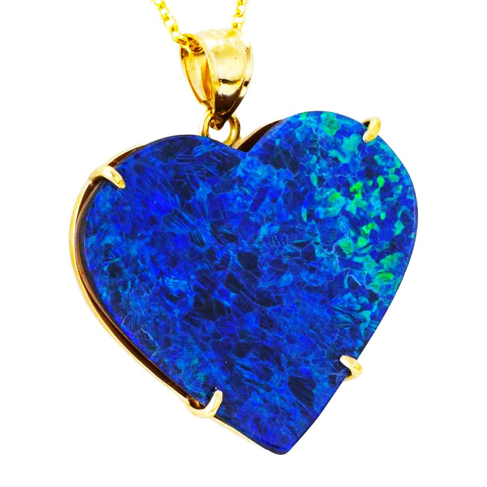 LILYSTONE 14KT YELLOW GOLD AUSTRALIAN OPAL NECKLACE LILYSTONE 14KT YELLOW GOLD AUSTRALIAN OPAL NECKLACE