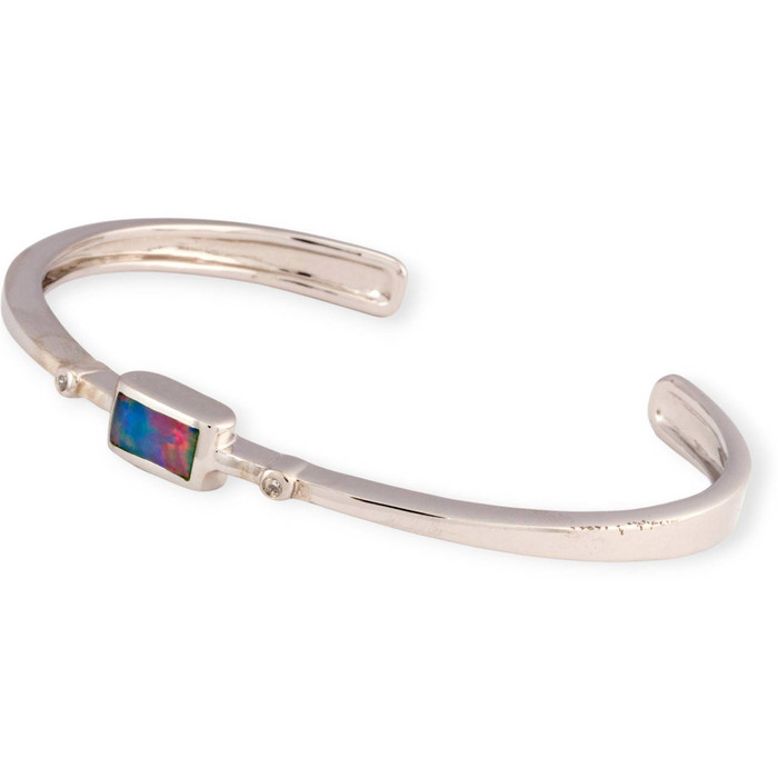 Starlight Chain 925 Sterling Silver Opal Bracelet