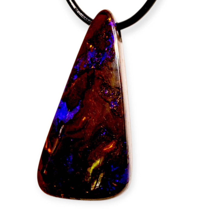 Opalton Earth Slide Boulder Opal Slide Pendant