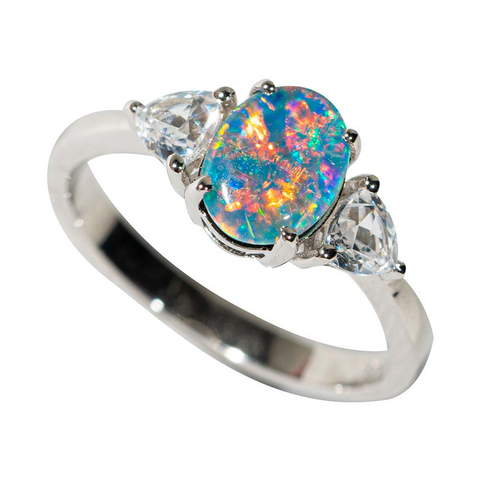 black opal ring black opal ring
