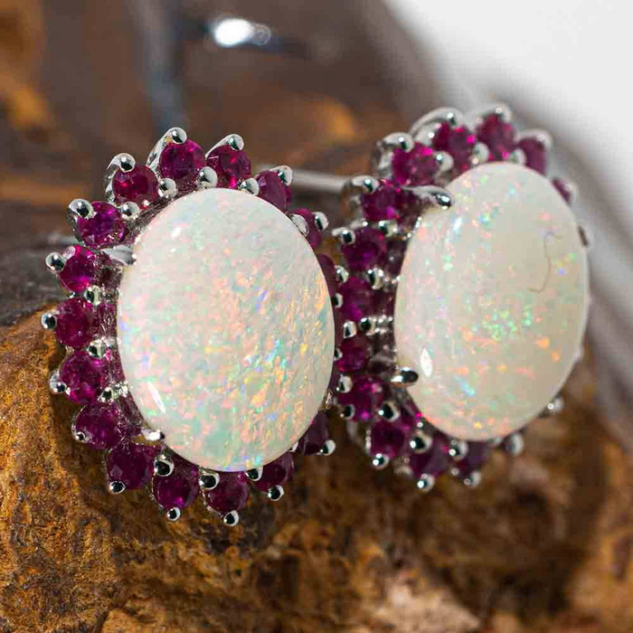 Opal Earrings