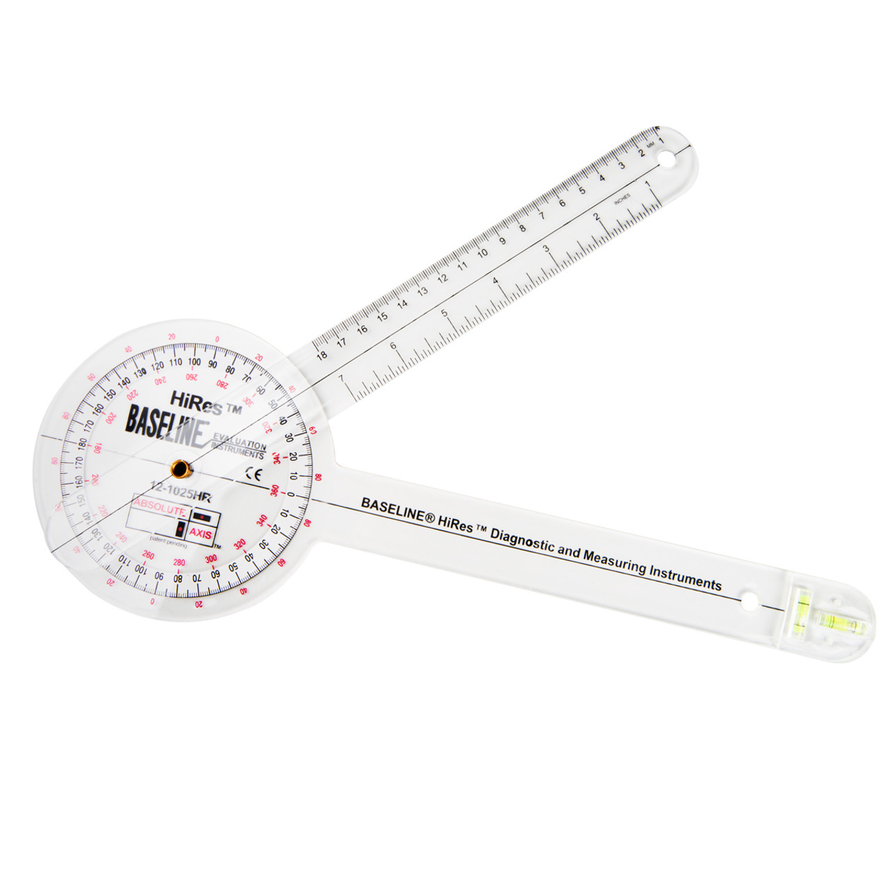 Baseline Absolute Axis 360o HiRes Goniometer, 12