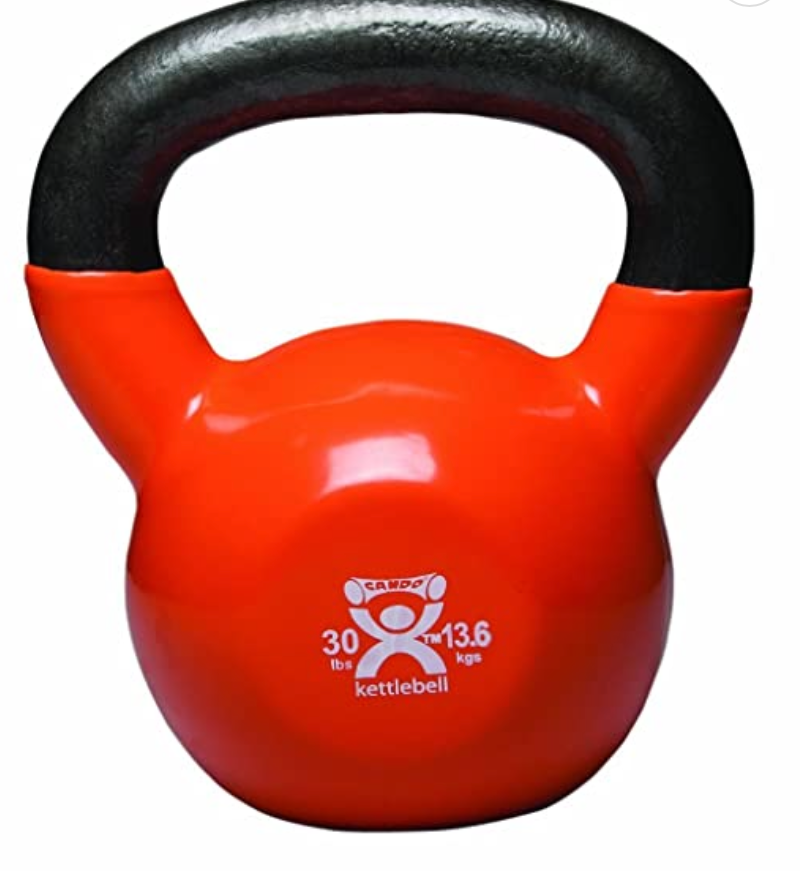Cando Kettlebell Per Fitness E Riabilitazione - 3,4 Kg - Rosso