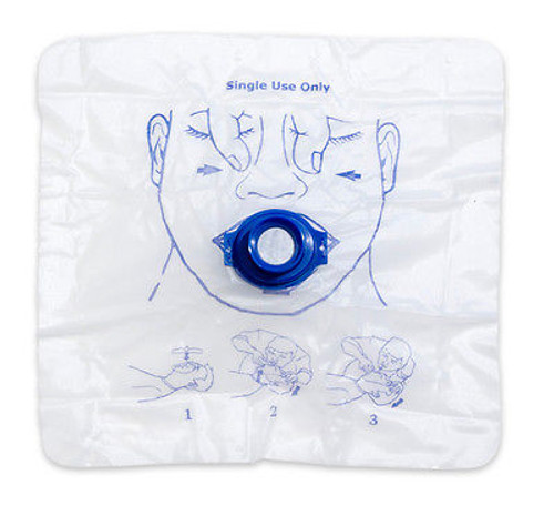 CPR protective barrier with valve, filter & exhalation port in poly pakages. NO pouch CPR protective barrier with valve | Filter | Exhalation port | Poly pakages | NO POUCH