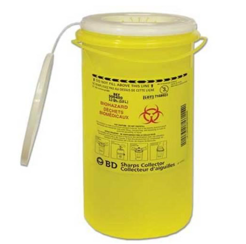 BD Nestable Sharps Container , sharps container, nursing supplies, needles supplies