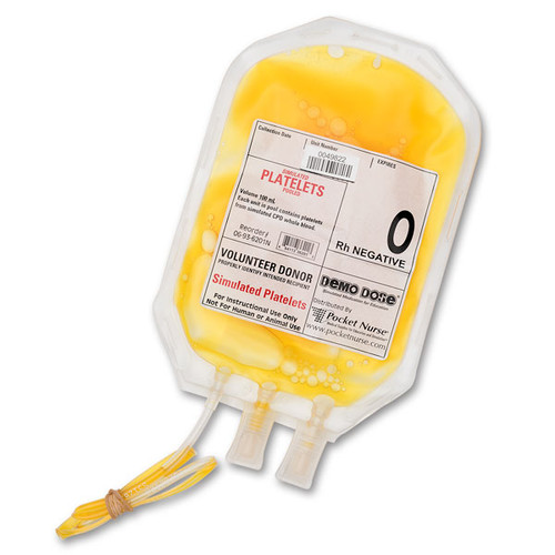 Demo Dose® Simulated Blood Platelets - O Rh Negative PN01022U