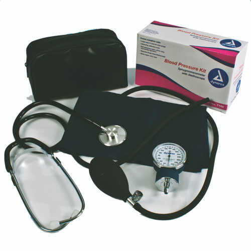 Blood Pressure Kit - Single Head Stethoscope, 10/cs
