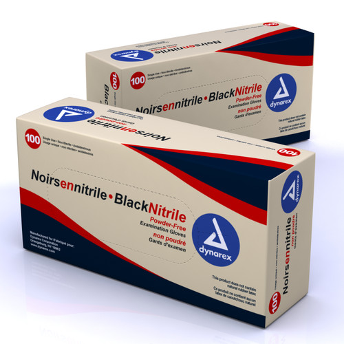 Black Nitrile Exam Gloves Powder Free, XXL, Black, 10/100/Cs, exam gloves, nitrile exam gloves, powder free exam gloves, medical supplies and PPE