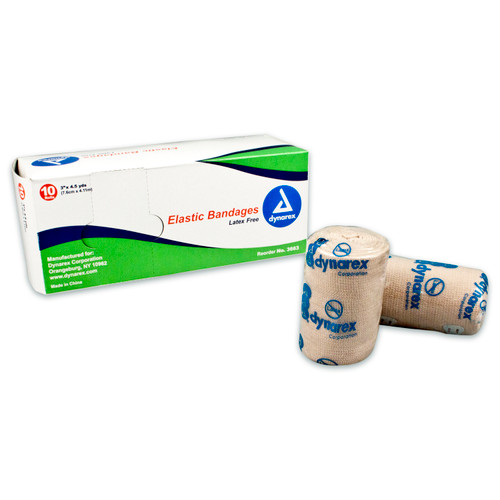 Elastic Bandages, 3", 5/10/Cs, elastic bandages, medical supplies online, orthopedic supplies online canada