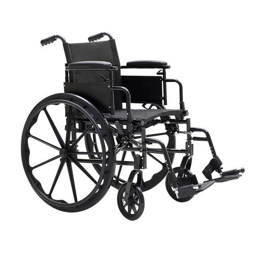 DynaRide S 4 X-Lite Wheelchair 20"x16"-18 Flip Desk Arm FR, Silver Vein, 1pc/cs, wheelchairs, medical supplies online canada, lite wheelchairs