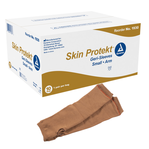 Protection for fragile skin.



The Dynarex SkinProtekt Geri-Sleeves are designed to protect sensitive skin from tear and abrasion injuries. These sleevese feature antimicrobial properties, helping to protect against odor causing bacteria accompanying deep wounds. The SkinProtekt Geri-Sleeves are soft and comfortable making them suitable for use in covering I.V. and wound sites.