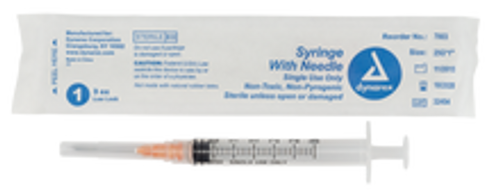 Syringes With Needle – 10cc – 20G, 1.5″ Needle