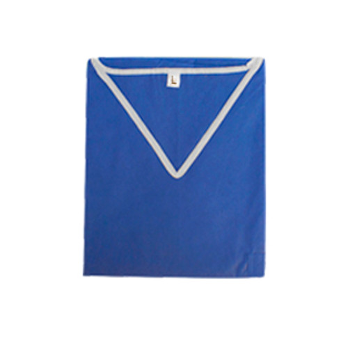 Disposable Scrub Shirt, V-Neck X-Large, Light Blue