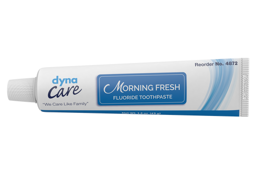 Dynarex Toothpaste features fluoride protection to help fight cavities.