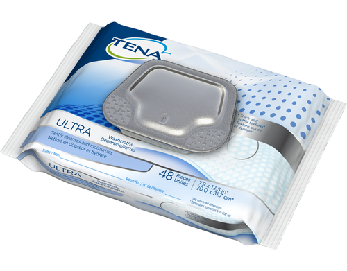 TENA® Ultra Washcloths (12x48 Count)