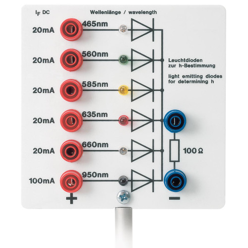 Determination of Planck's Constant (h) Apparatus