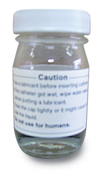 Lubricant (silicone oil) for intubation simulator