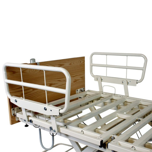 The Dynarex LTC Metal Swing Rail is a sturdy steel bed rail designed to provide patients with additional support when getting out of bed and helps prevent unintended falls. The durable design features an easy to use push-button mechanism that allows the rail to swing up and down. Frequently used in hospitals, retirement facilities, and other healthcare settings.