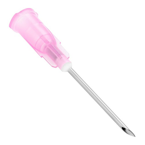 Sol-Vet™ Hypodermic Needles are with shallow bevel angle and long cutting face. Needle bevel grind is specifically designed for veterinary use and enables easier penetration of thick or dehydrated skin of large animals. It also makes the injection less painful for the patient.