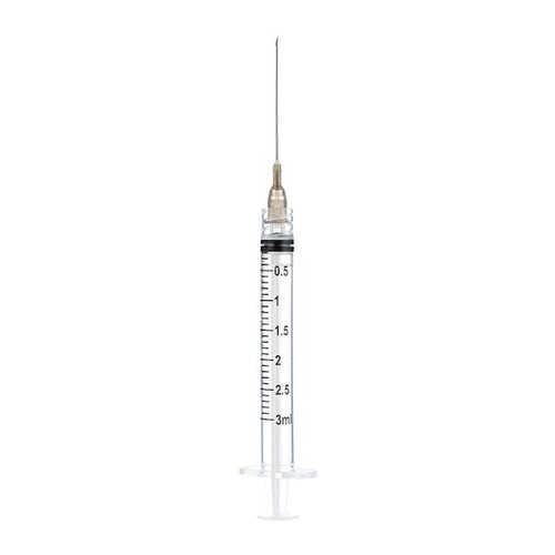 Sol-Vet™ Luer Slip & Luer Lock Syringe with Exchangeable Needle are with shallow bevel angle and long cutting face. Needle bevel grind is specifically designed for veterinary use and enables easier penetration of thick or dehydrated skin of large animals. It also makes the injection less painful for the pati