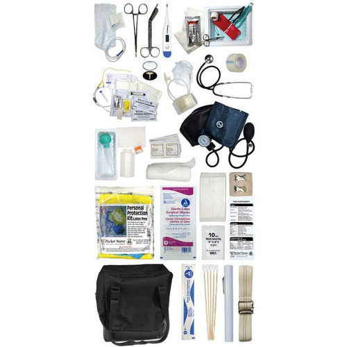 A Pocket Nurse® best-seller, the predesigned LPN-LVN Tote boasts many of the same supplies included in the RN Tote but is tailored to focus on the tools needed to fit the LPN-LVN scope of practice.