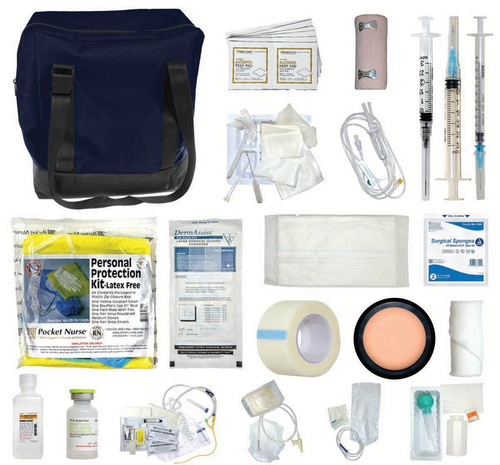 The Pocket Nurse® predesigned health Tote contains basic supplies for your nursing program skills lab. This Tote can be used alone or combined with another Pocket Nurse® 