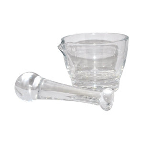 Helps complete your pharmacy tool kit Mortar and pestle set can be used to teach compounding and other grinding and mixing techniques Intended for educational purposes only