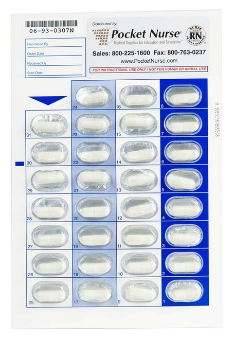 Teach proper administration of this anticonvulsant. Used to treat and prevent seizures.

Medication Pack