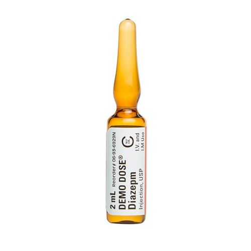 Therapeutic Class: Anxiolytic Volume: 2 mL Strength: 5 mg/mL, Demo Dose® Diazepm Valim 5 mg mL 2 mL (For Training Purposes Only), medical supplies online Canada