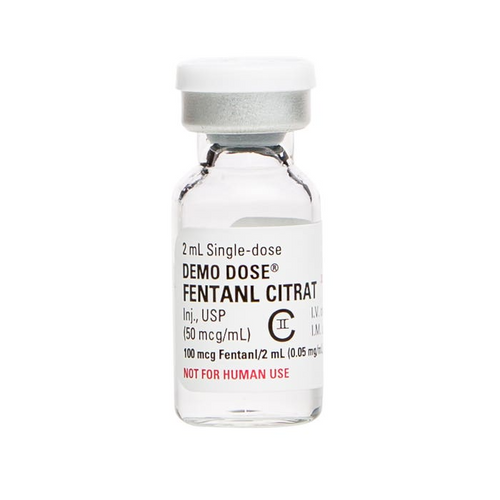 Demo Dose® FentaNL citrat Actq 2 mL 100 mcg/2 mL (For Training Purposes Only), Therapeutic Class: Opioid Analgesic Volume: 2 mL Strength: 50 mcg/mL