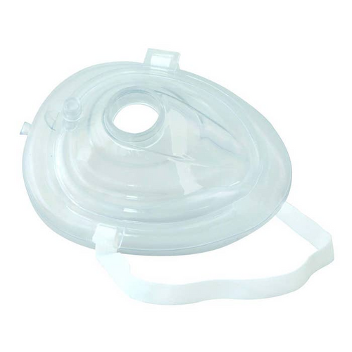 Replacement mask for Pocket Nurse® CPR Pocket Resuscitator (07-71-9500) One-way valve 15mm O.D. connecter For use on adults; can be inverted for infants or children Instructions included Latex-free