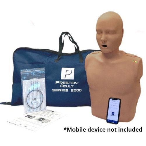 The new PRESTAN® Professional Series 2000 Adult Manikin comes with an Advanced Feedback feature that includes Rate, Depth, Recoil, Ventilation, and Hands-Off Time. These are provided via a Bluetooth® enabled PRESTAN CPR Feedback app available for both Apple iOS and Android devices. 

The same high-quality, realistic Professional Adult Manikins you've come to appreciate are now available with the advanced feedback indicators most desired by instructors to facilitate training students and to help build student confidence with real-time results.
