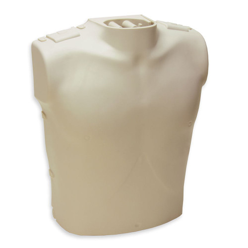 Replace your worn out or damaged PRESTAN Professional Child Medium Skin Manikin's torso assembly with this PRESTAN Professional Child Medium Skin Torso Assembly With Monitor. Includes 1 complete torso assembly with monitor ready to be used with a head assembly. Not made with natural rubber latex. Each CPR Monitor requires two "AA" batteries (not included).