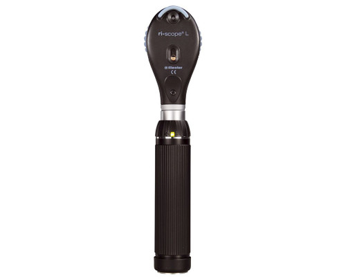 Riester Ri-scope® L 3.5V Ophthalmoscope with C-Type Handle is a premium-class device that features advanced high-performance optics and most innovative LED / Li-Ion technology. Variety of Ophthalmoscope models offered promote user flexibility allowing a choice of Xenon or LED lights and some advanced features.