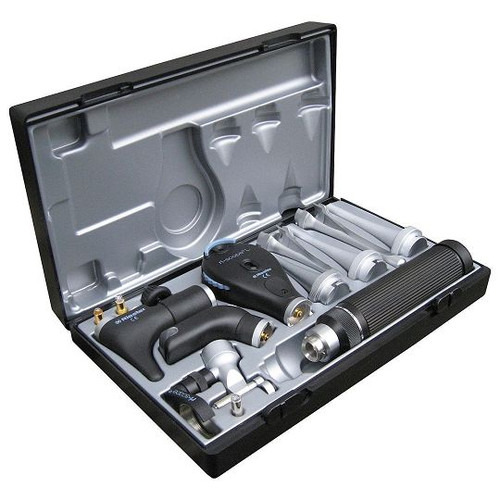 The Vet De Luxe Veterinary Diagnostic EENT Instrument Set for Large Animals is designed to be the perfect, all-inclusive instrument set for the examination and diagnosis of large animals. It provides everything you need to provide high-quality, accurate, and thorough examinations plus subsequent diagnoses to ensure the best quality of care.