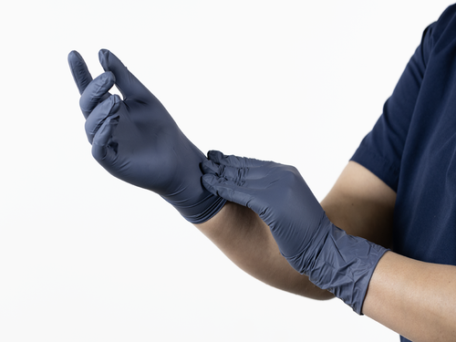 Sterile Nitrile Exam Glove Singles, Chemo Drug Tested, Powder-Free, Blue