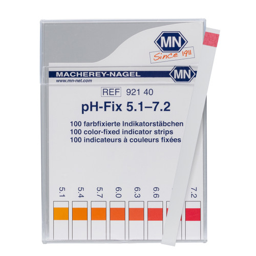 pH - Indicator Test Sticks, pH 5.1-7.2