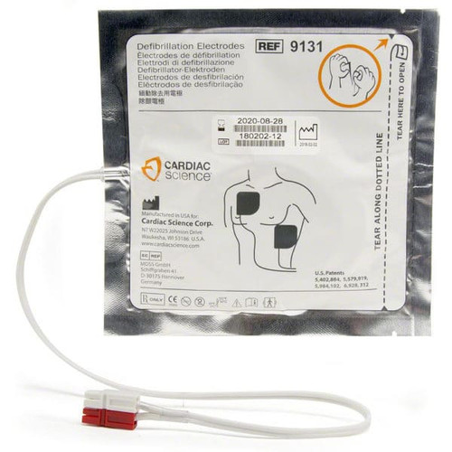 The Cardiac Science Powerheart 9131-001 Replacement Electrode Pads for the Cardiac Science Powerheart G3.