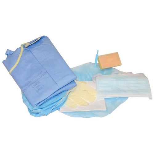 Pocket Nurse® Scrubbing Gowning and Gloving Package 03-75-9776