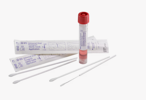 BD UVT 3-mL collection kit with regular flocked swab
