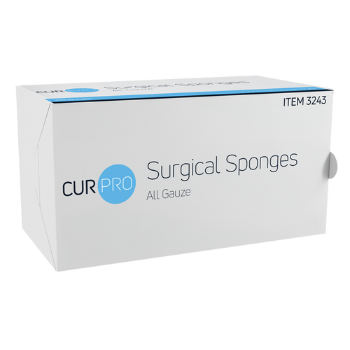 Surgical Gauze Sponge, 4" x 4" 12 Ply
