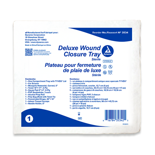 Deluxe Wound Closure Trays