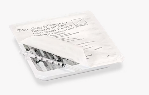 BD® Allergy Syringe with Permanently Attached Needles