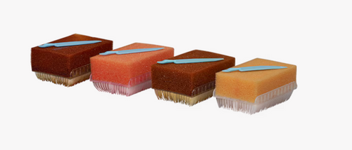 BD E-Z Scrub™ 160 Surgical Scrub Brush/Sponge with Nail Cleaner, Green 371603