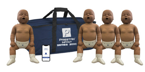 Professional Infant Series 2000 Manikin with Advanced CPR Feedback, 4-Pack (Dark Skin) PR00164DU