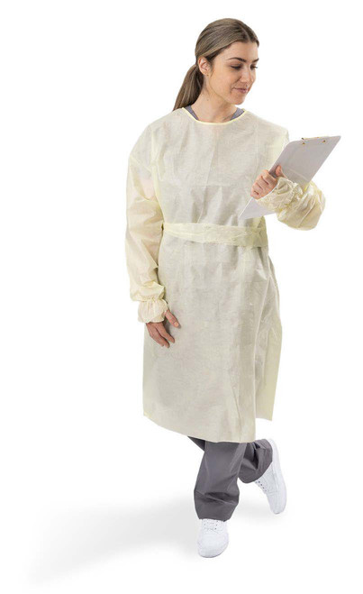 AssureWear VersaGown with Flexneck™ Technology, 3 Layer SMS, White, AAMI Level 2, X-Large