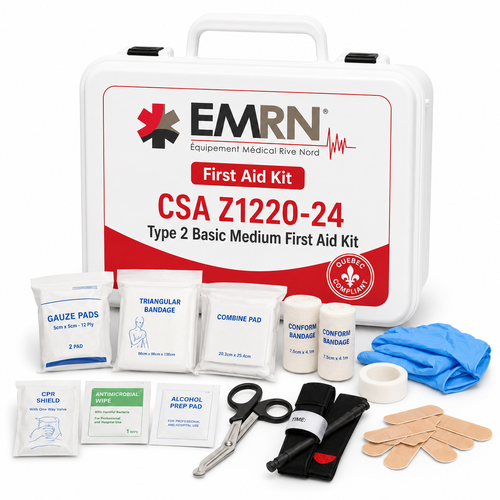 CSA Z1220-24 Type 2 Basic Medium First Aid Kit – Quebec Compliant