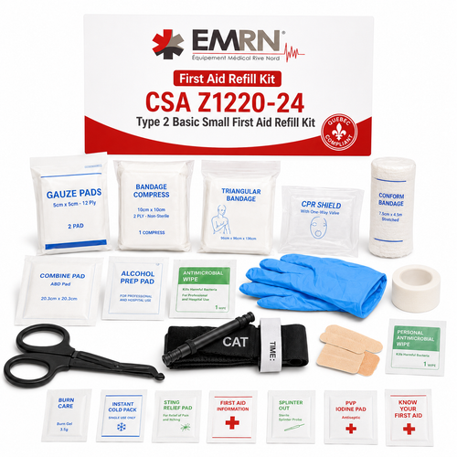 CSA Z1220-24 Type 2 Basic Small First Aid Refill Kit – Quebec Compliant